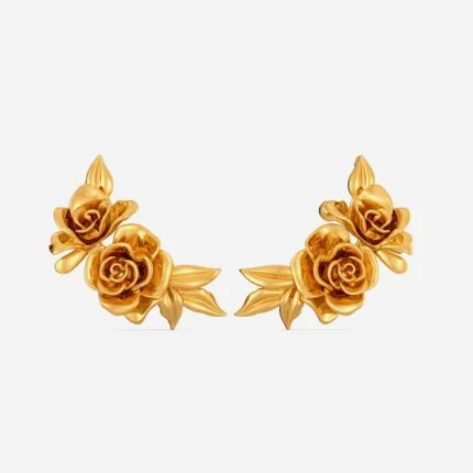 21kt-rose-retreat-gold-stud-earring